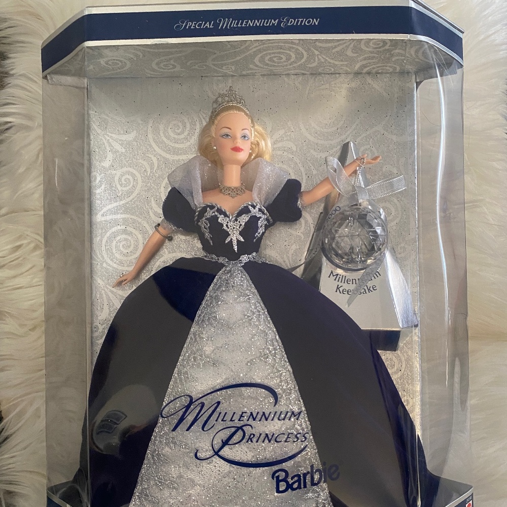 Mattel Barbie Millennium Princess w/ Hallmark Keepsake Ornament